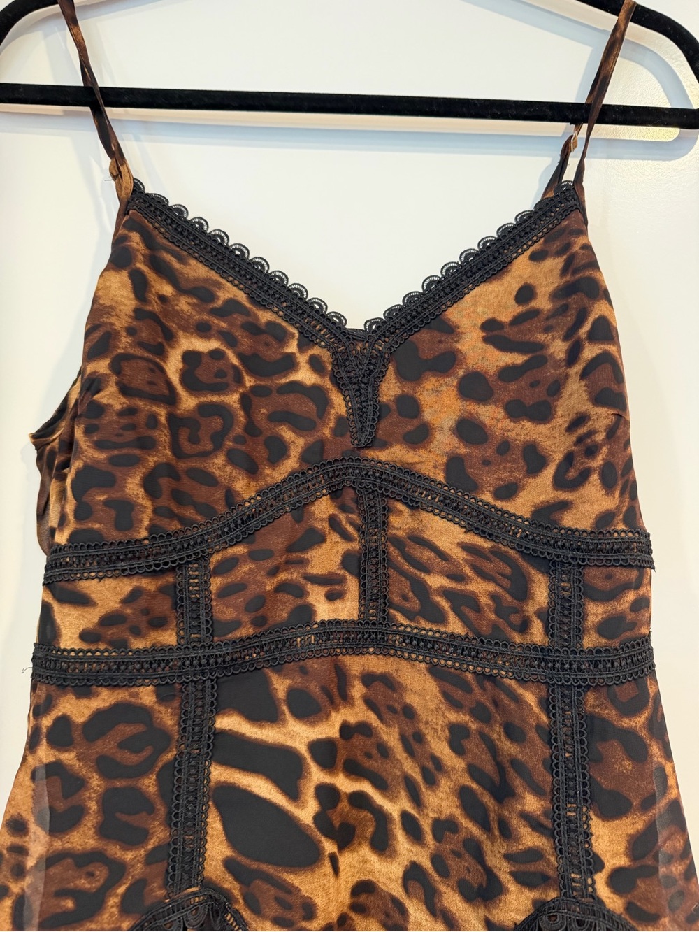 Vestis M Leopard Print Dress Size Small